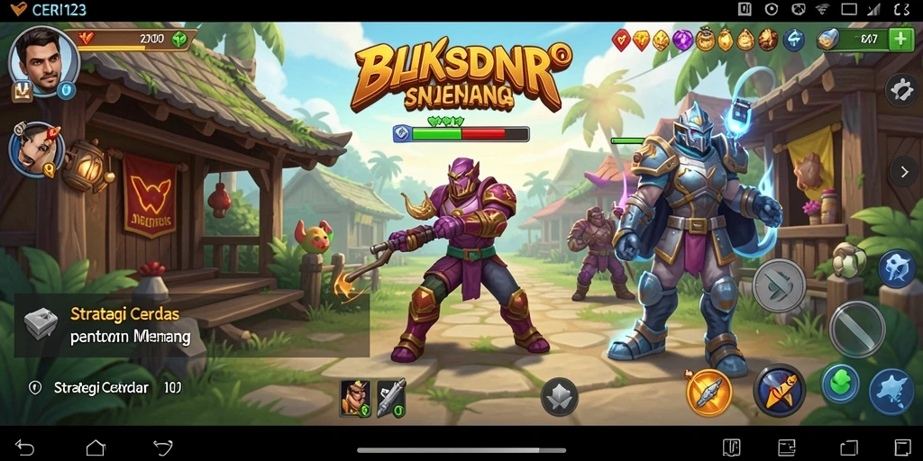 Tampilan gameplay CERI123 yang seru dan strategis.