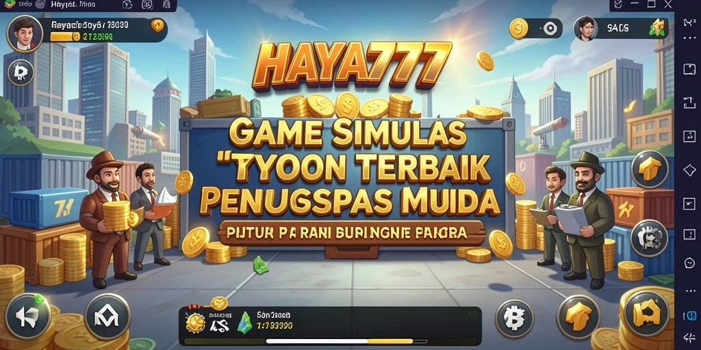 Tampilan gameplay HAYA777 yang menarik dan penuh strategi Tycoon.