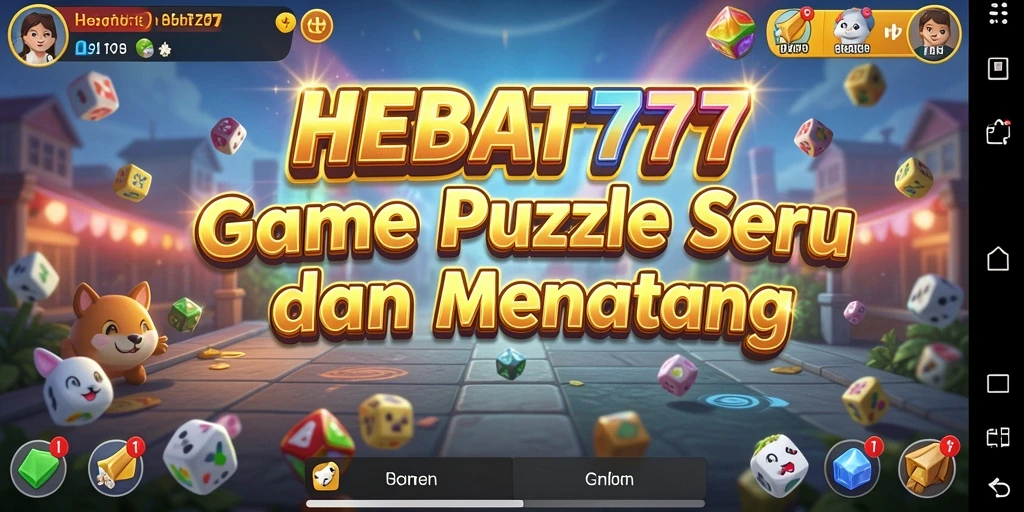 Tampilan menarik gameplay HEBAT777 dengan berbagai teka-teki seru.