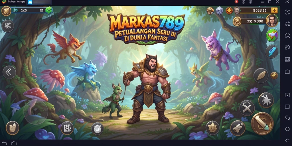 Menampilkan gameplay menarik dan petualangan seru di MARKAS789.